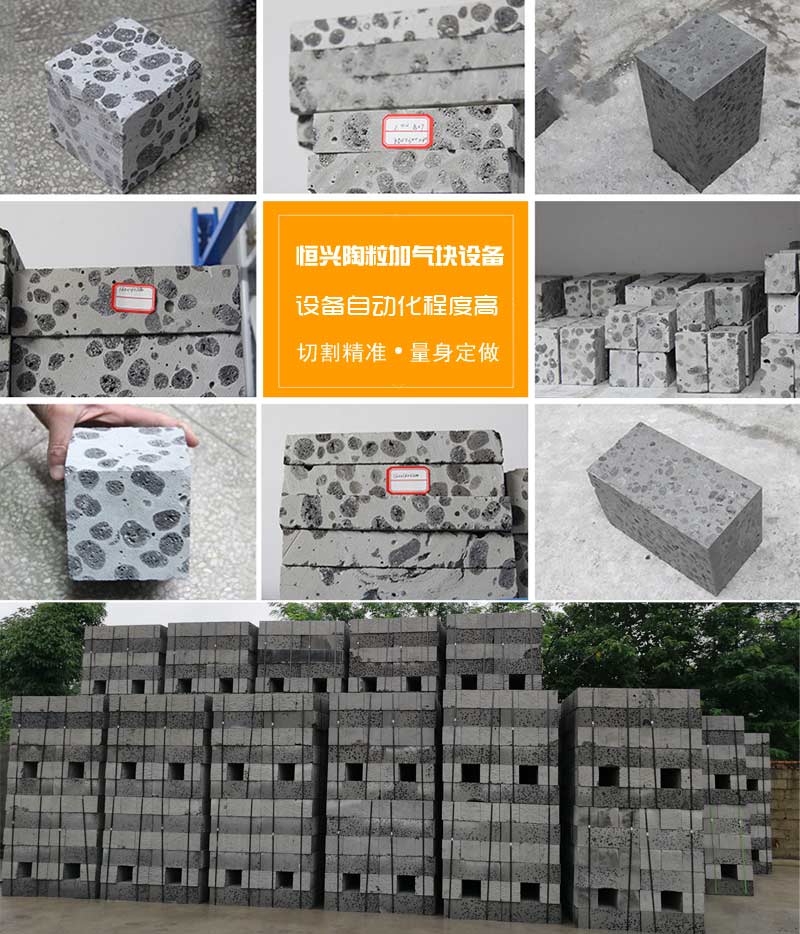 陶粒加(jia)氣混凝土(tǔ)砌塊 陶粒(lì)加氣混凝(ning)土砌塊
